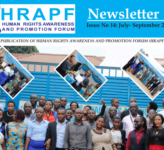 Fourteenth Issue of the HRAPF Newsletter