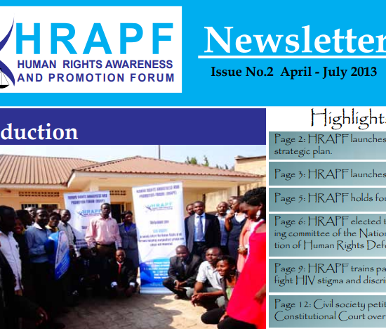 HRAPF Newsletter Second Issue 2013