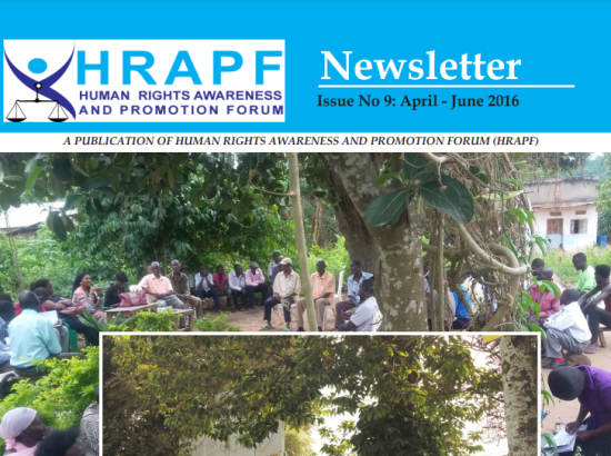Ninth issue of HRAPF Newsletter