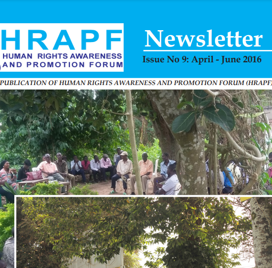 Ninth issue of HRAPF Newsletter